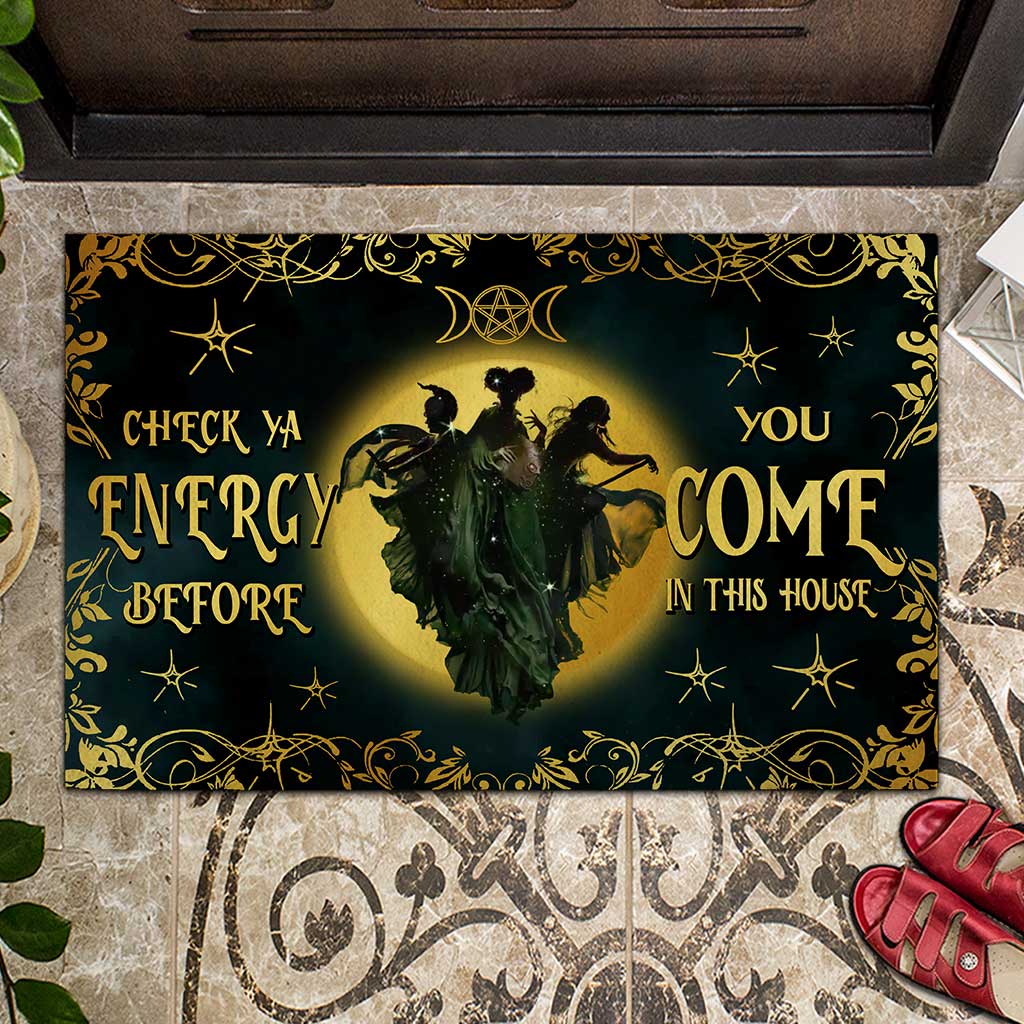 Check Ya Energy - Halloween Doormat