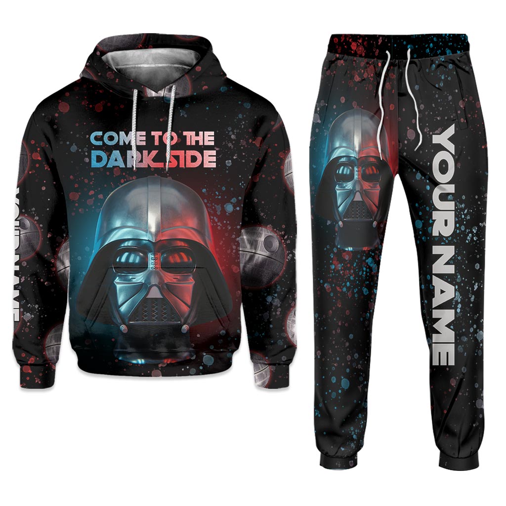 Come To The Dark Side - Personalized The Force Hoodie and Sweatpants