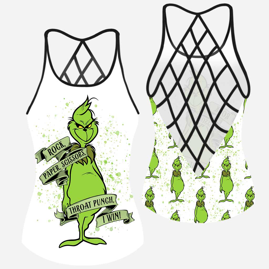 Rock Paper Scissors I Win - Cross Tank Top