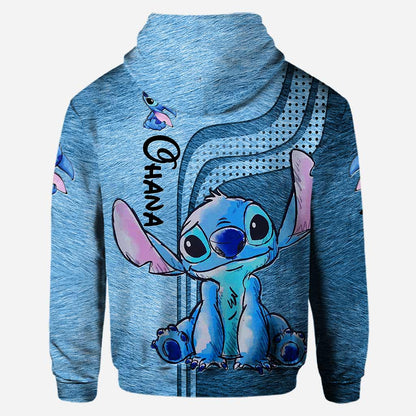 Ohana Means Family - Personalized Hoodie And Leggings