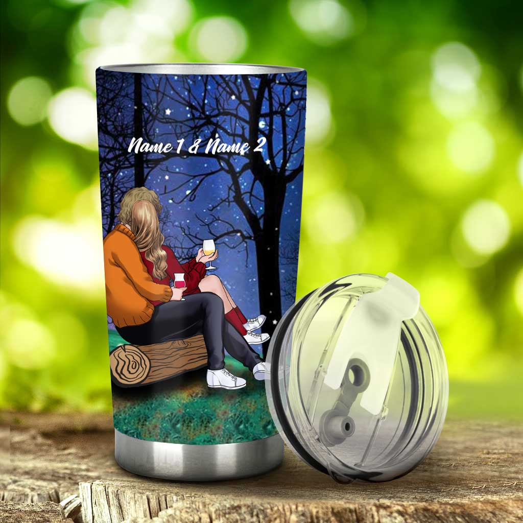 Camping Couple - Personalized Tumbler