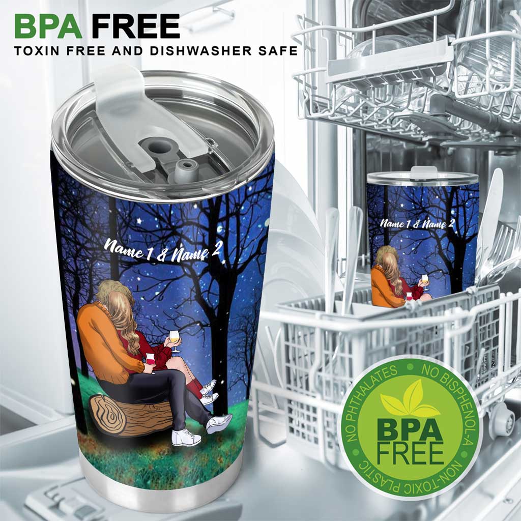 Camping Couple - Personalized Tumbler