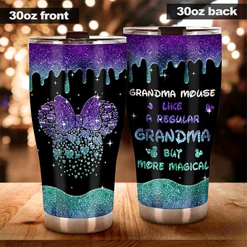 Happiest Grandma On Earth - Personalized Mother's Day Tumbler