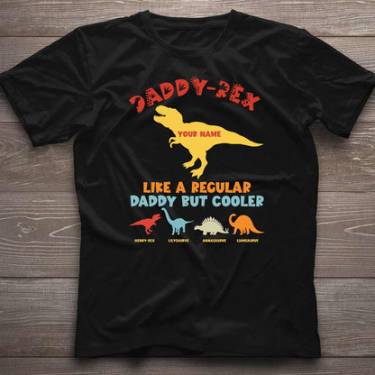 Daddy Rex - Personalized Father's Day Dinosaur T-shirt and Hoodie