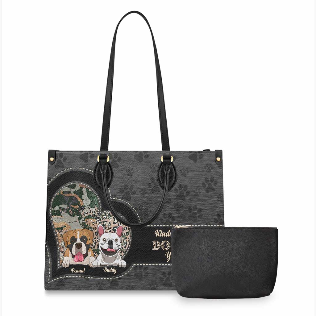 Dog Mom - Personalized Leather Handbag