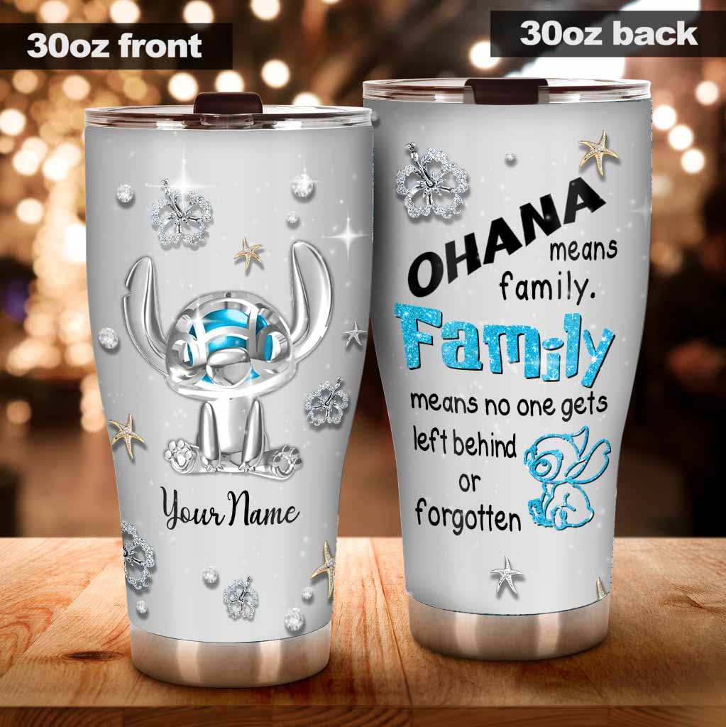 Ohana Means Family - Personalized Ohana Tumbler