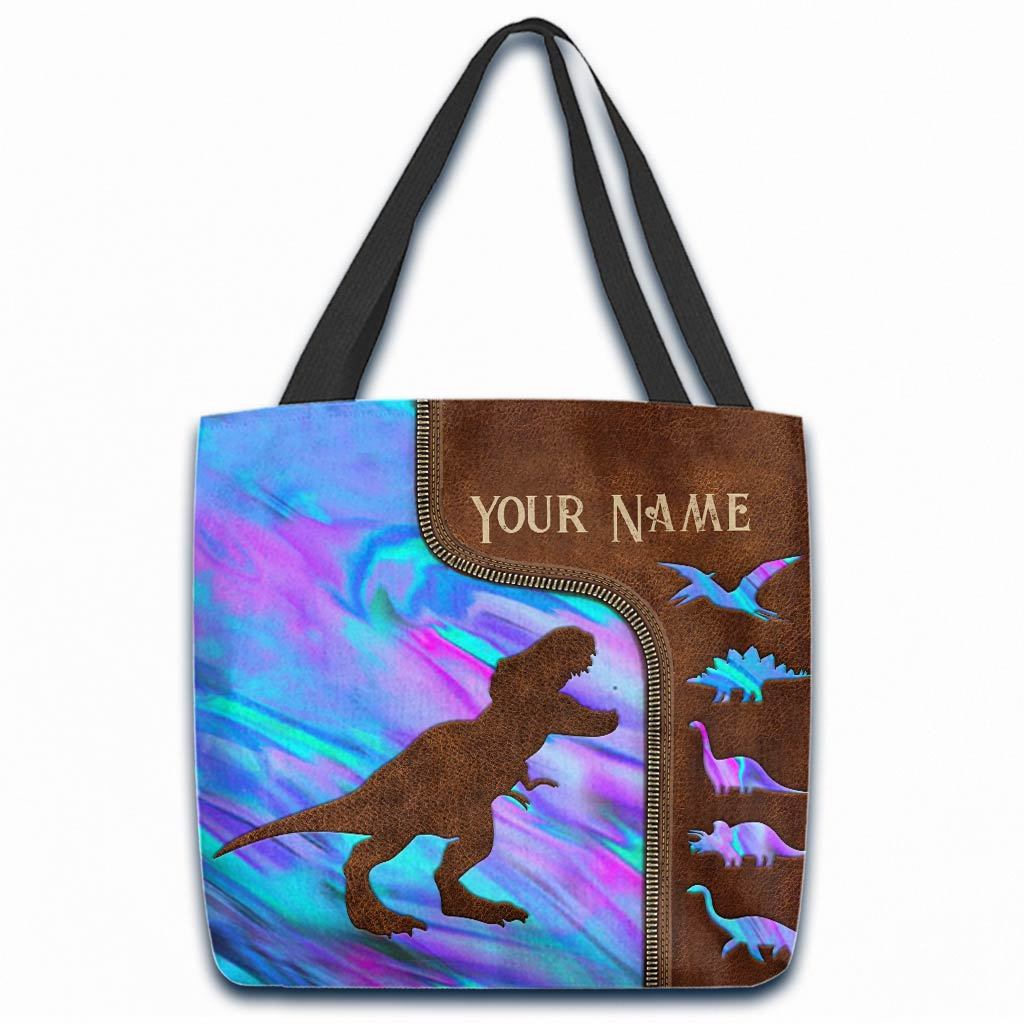 Love Dinosaur Personalized  Tote Bag