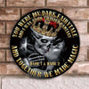 Together We Made Magic - Skull Personalized Round Wood Sign