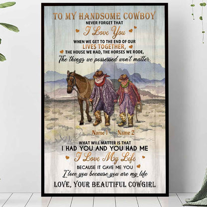 You Had Me & I Had You - Personalized Horse Poster