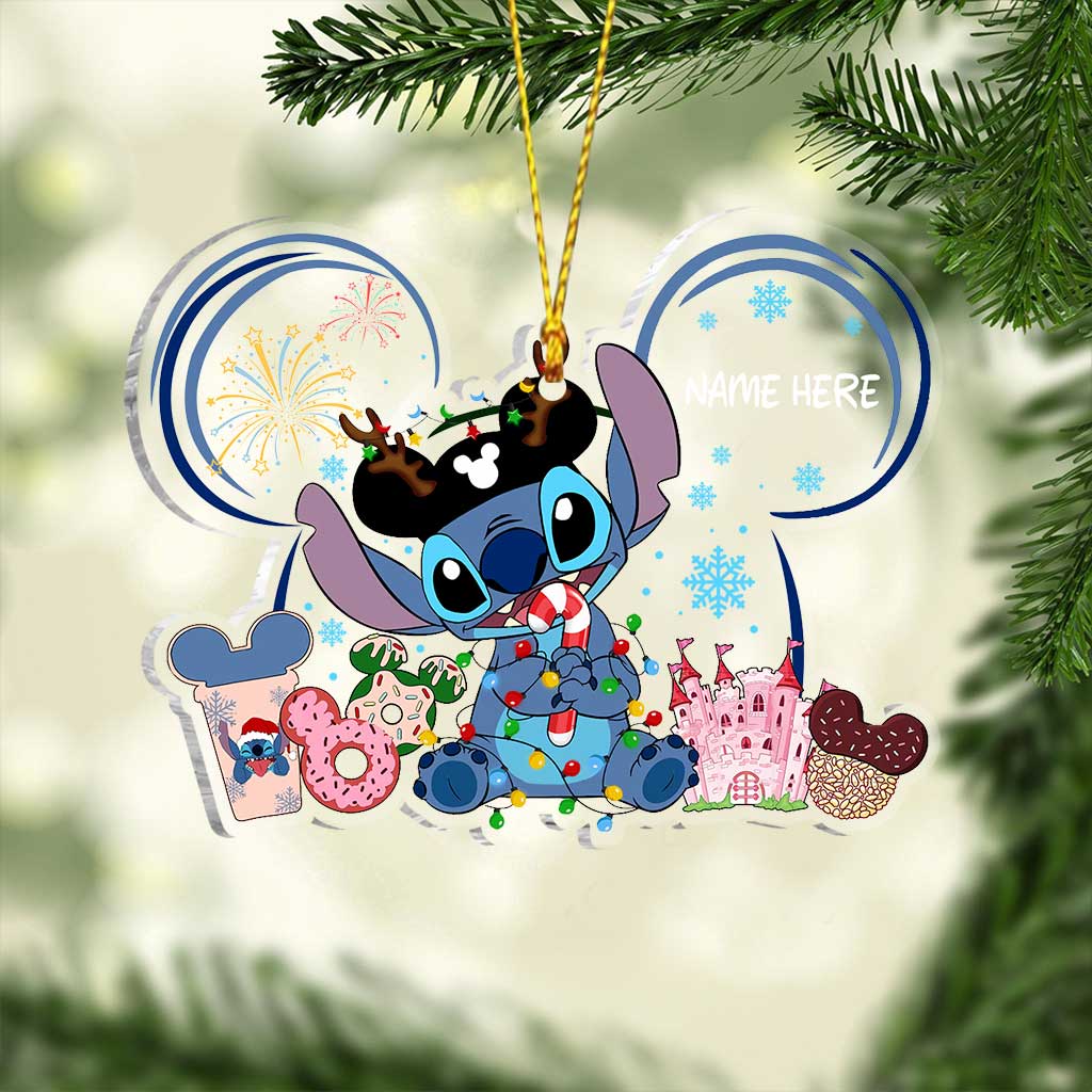 Magical Ohana 1 - Personalized Christmas Ohana Transparent Ornament