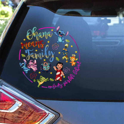 Ohana Means Family - Decal Full