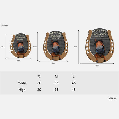 Why Hello Sweet Cheeks - Horse Wood Sign