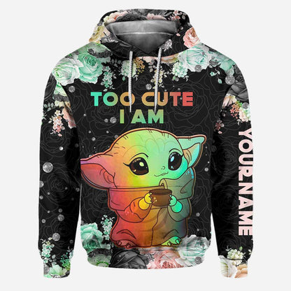 Too Cute I Am - Personalized Hoodie and Leggings