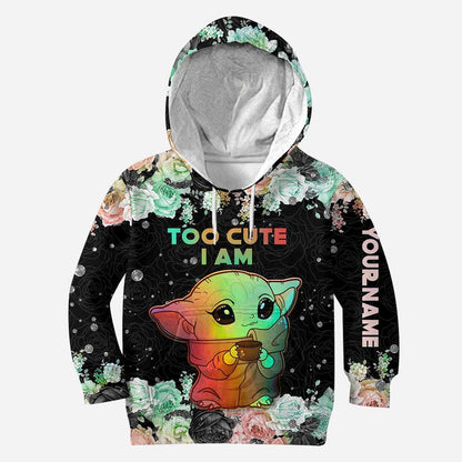 Too Cute I Am - Personalized Hoodie and Leggings