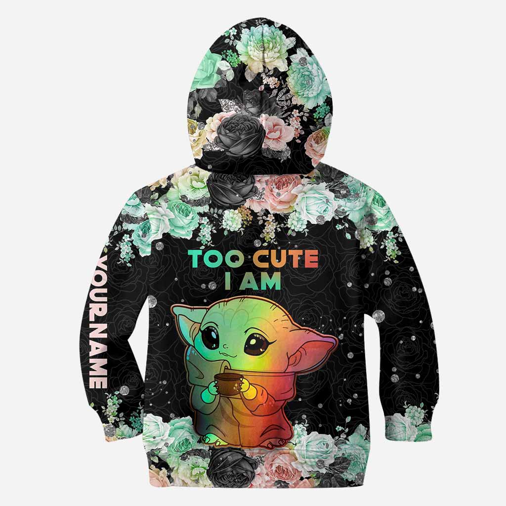 Too Cute I Am - Personalized Hoodie and Leggings