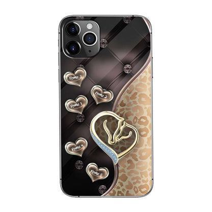 I Love You To The Moon And Back - Personalized Mother's Day Horse Phone Case