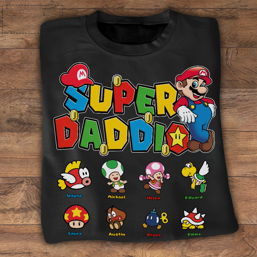 Super Daddio - Personalized Super Plumber T-shirt and Hoodie