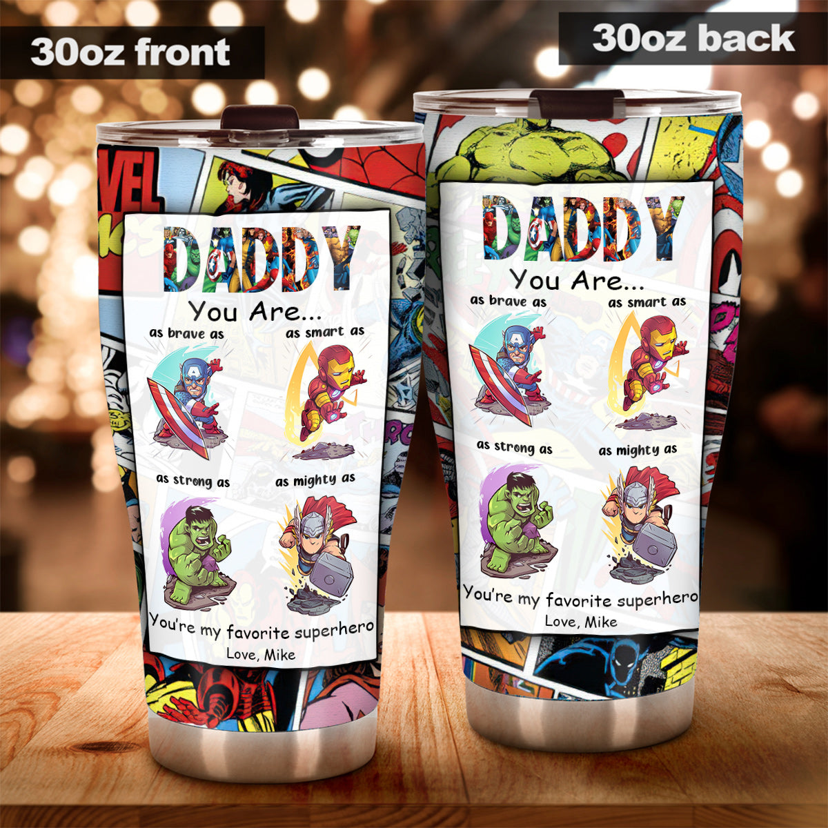 Daddy You Are - Personalized Tumbler