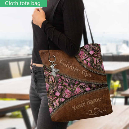 Country Girl - Hunting Personalized  Tote Bag