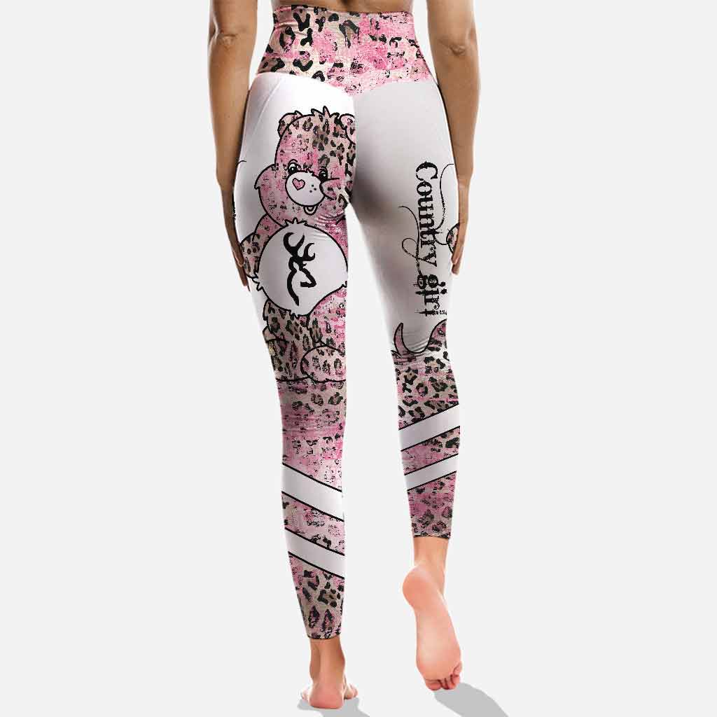 Country Girl - Personalized Hunting Hollow Tank Top and Leggings