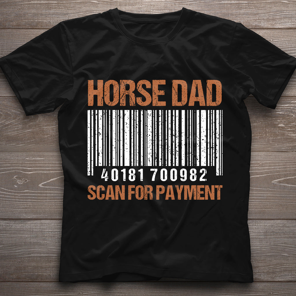 Scan For Payment - Personalized Horse T-shirt and Hoodie