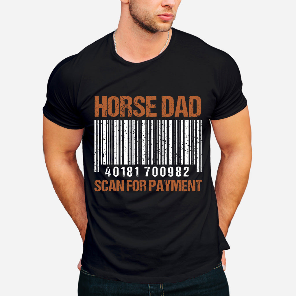 Scan For Payment - Personalized Horse T-shirt and Hoodie