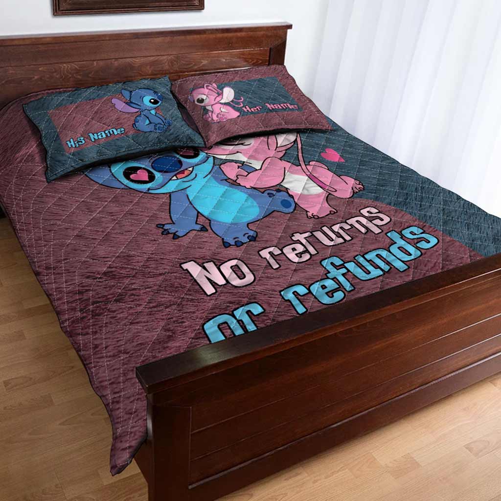 I'm Yours No Returns - Personalized Ohana Quilt Set