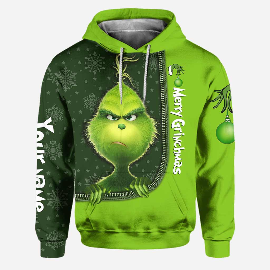 Merry Xmas - Personalized Stole Christmas Hoodie and Leggings