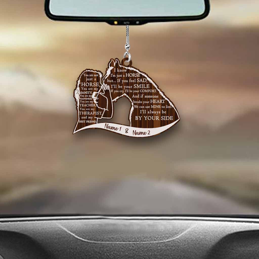 I Know I'm Just A Horse - Personalized Transparent Car Ornament