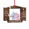 I&#39;m Yours - Personalized Christmas Ohana Ornament (Printed On Both Sides)