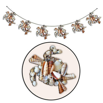 Beautiful Turtle - Christmas Turtle 6 Pieces Garland With 3D Pattern Printed