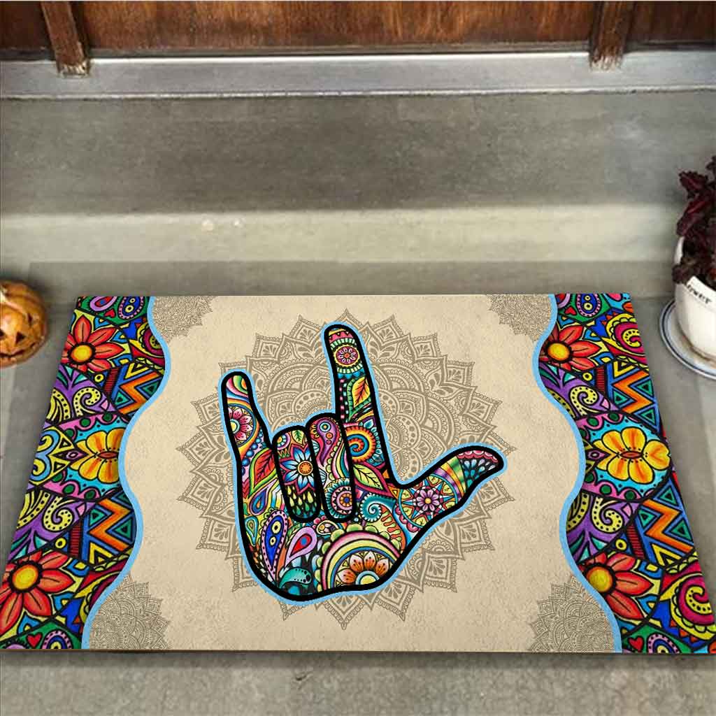 Love - American Sign Language Doormat