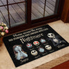 Please Excuse The Mess - Personalized Nightmare Doormat