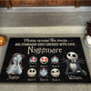 Please Excuse The Mess - Personalized Nightmare Doormat