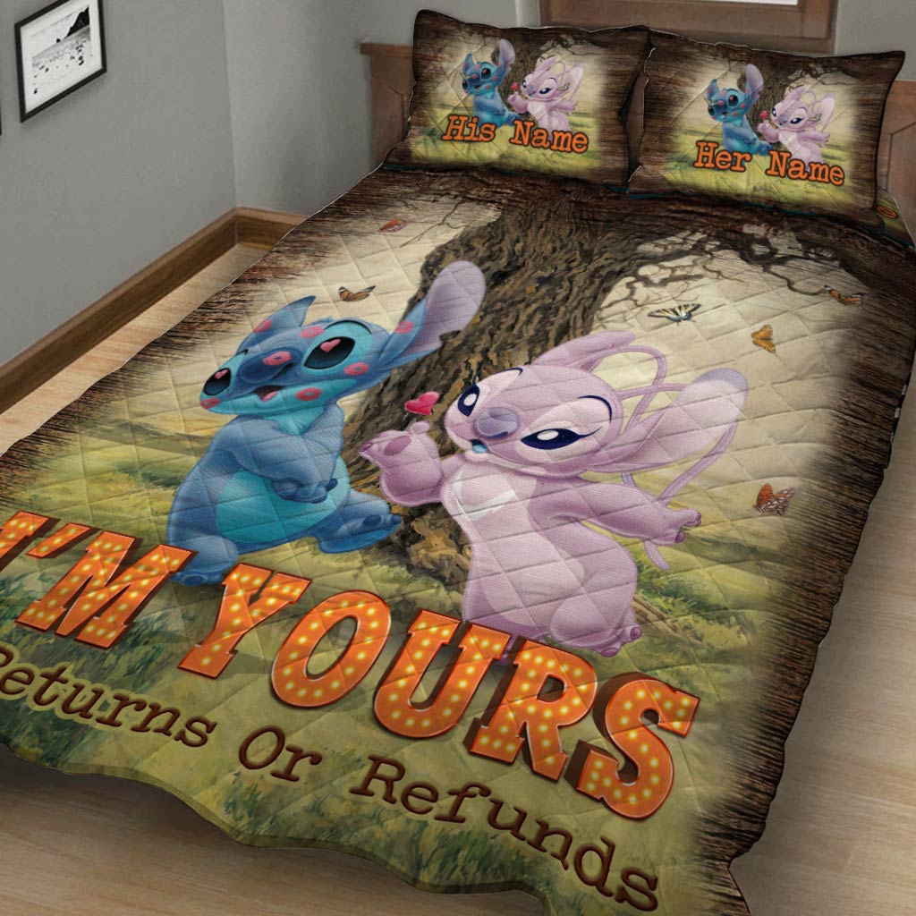 I'm Yours - Personalized Quilt Set