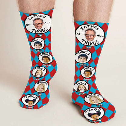 Father Of All Things - Personalized Father Socks