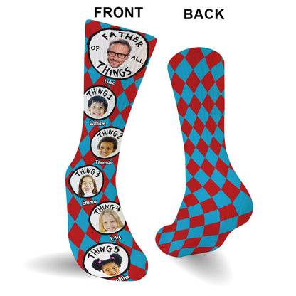 Father Of All Things - Personalized Father Socks