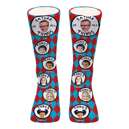 Father Of All Things - Personalized Father Socks