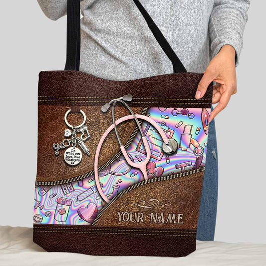 Nurse Personalized  Tote Bag abtest