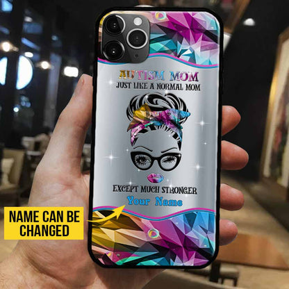 Much Stronger - Autism Awareness Personalized Phone Case