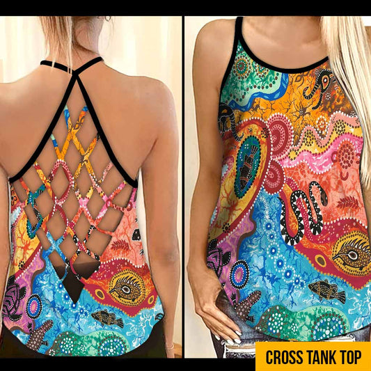 Aboriginal Australian Cross Tank Top