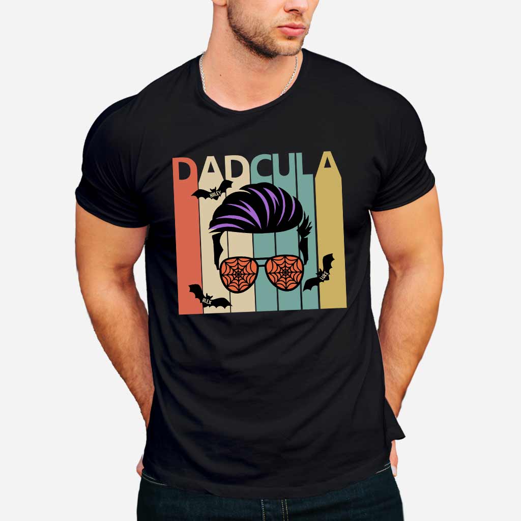 Dadcula - Personalized Halloween Father T-shirt and Hoodie