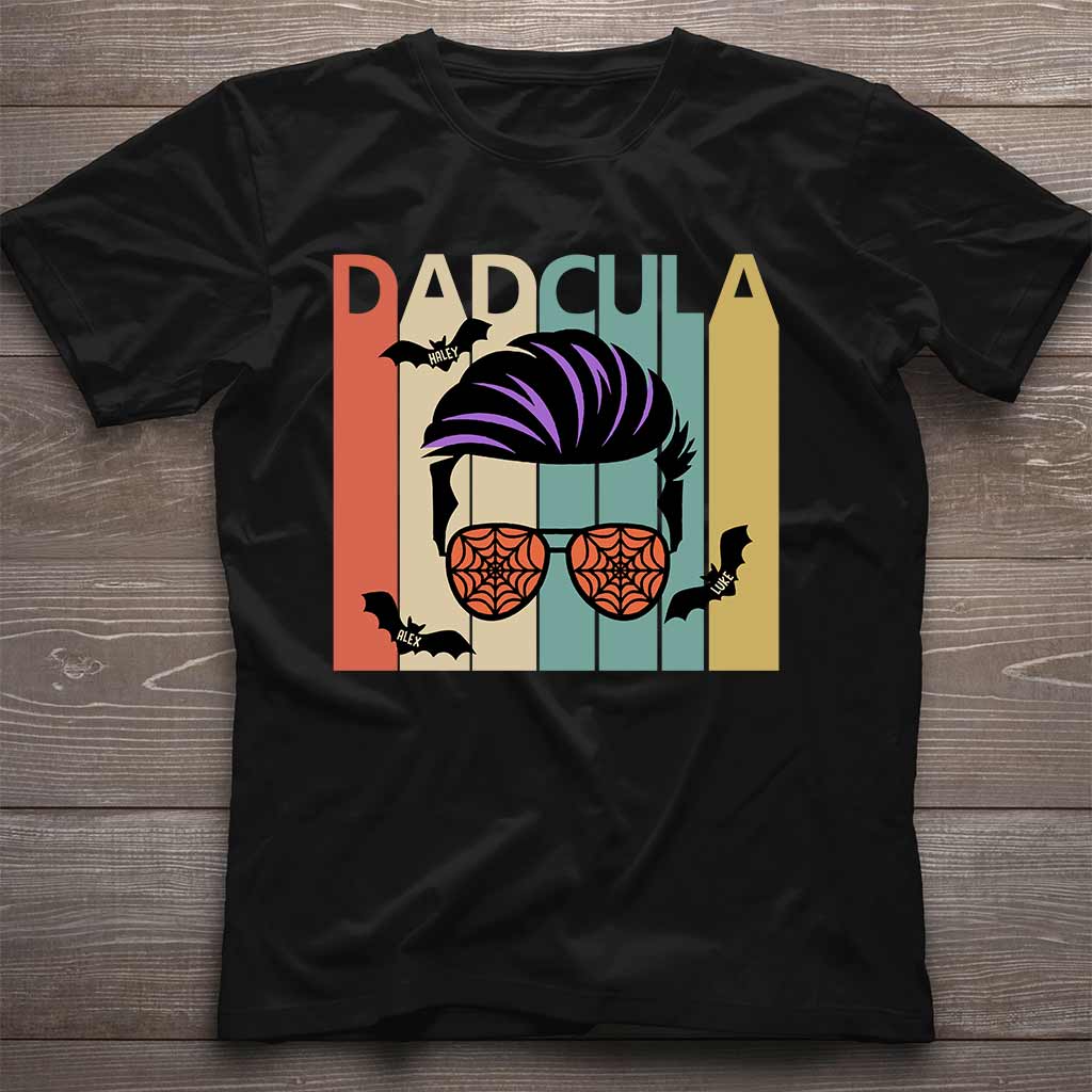 Dadcula - Personalized Halloween Father T-shirt and Hoodie