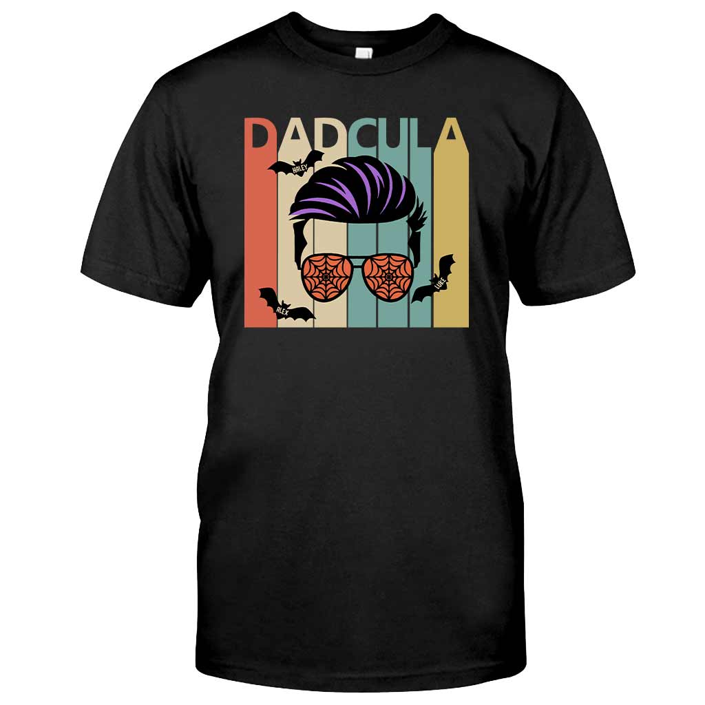 Dadcula - Personalized Halloween Father T-shirt and Hoodie