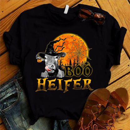 Boo Heifer - Halloween Cow T-shirt and Hoodie 102021