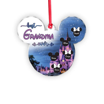 Magical Mamaw - Personalized Christmas Grandma Transparent Ornament