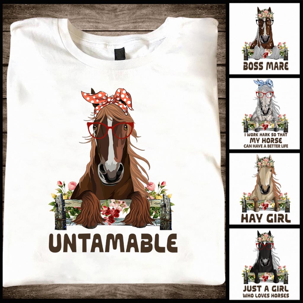 Hay Girl - Personalized Horse T-shirt and Hoodie