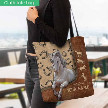 Love Horses - Personalized Tote Bag