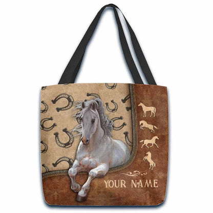 Love Horses - Personalized Tote Bag