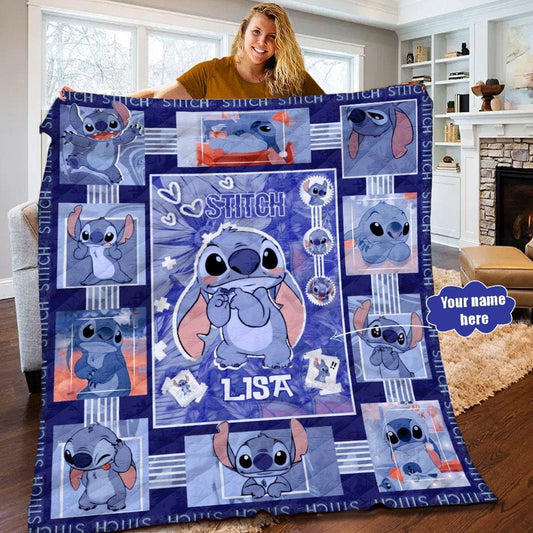 Sleepy Baby - Personalized Ohana Quilt 0523